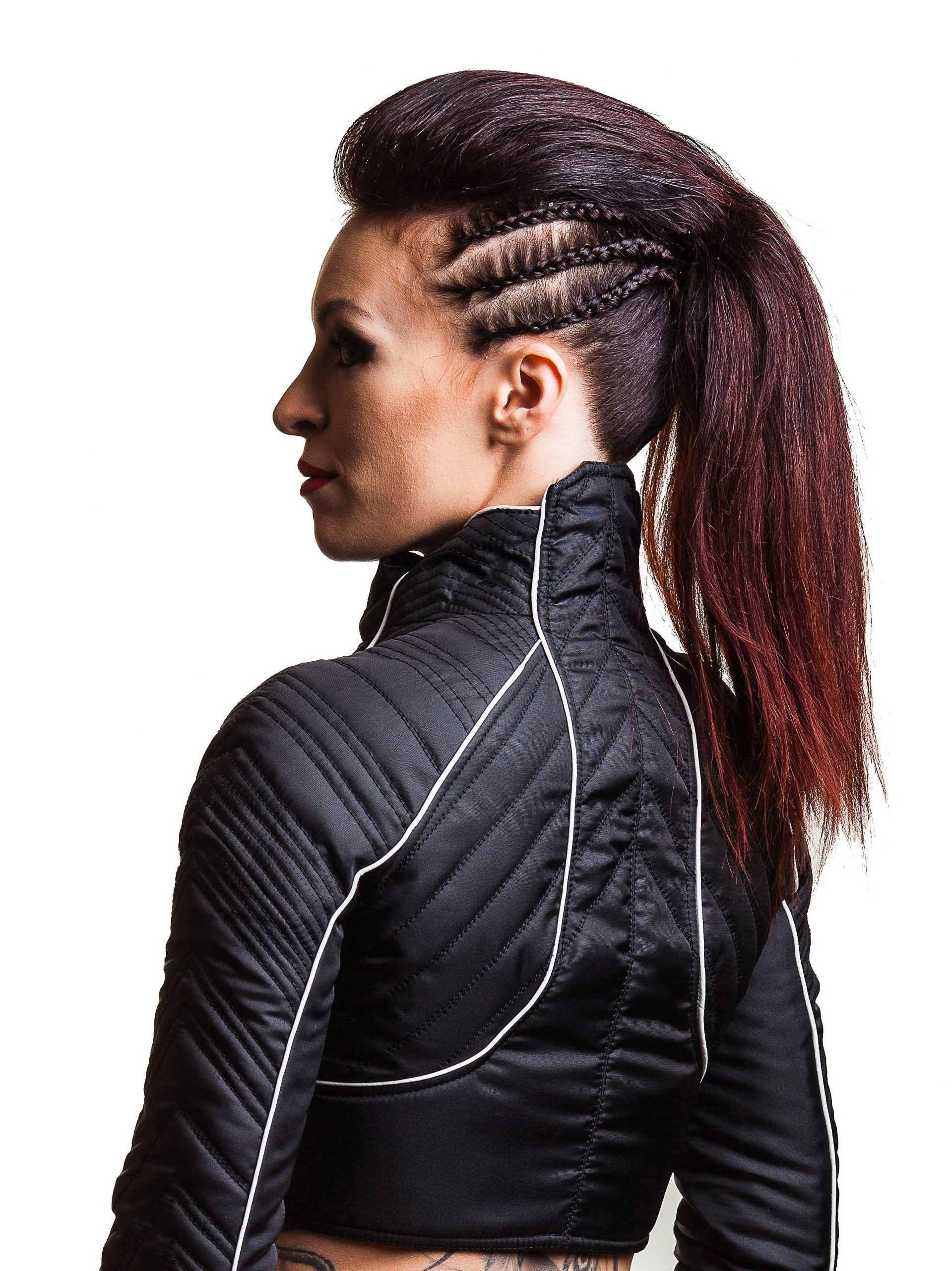 cyberpunk futuristic hair