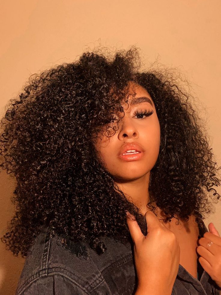 Wavy Natural Hair Black Women