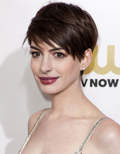 the anne hathaway pixie